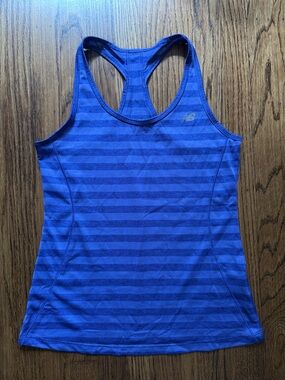 New Balance Women’s Purple Striped Racerback Tank
